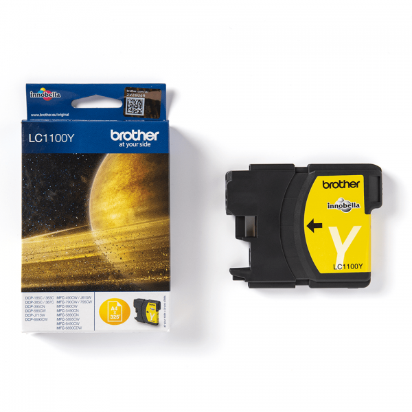 Brother LC1100Y cartuccia d'inchiostro 1 pz Originale Giallo